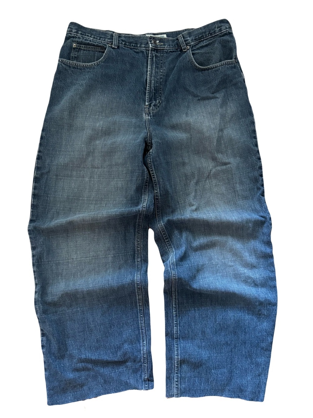 Early 2000’s Y2K Old Navy Men's Dark Blue Relaxed Fit Jeans